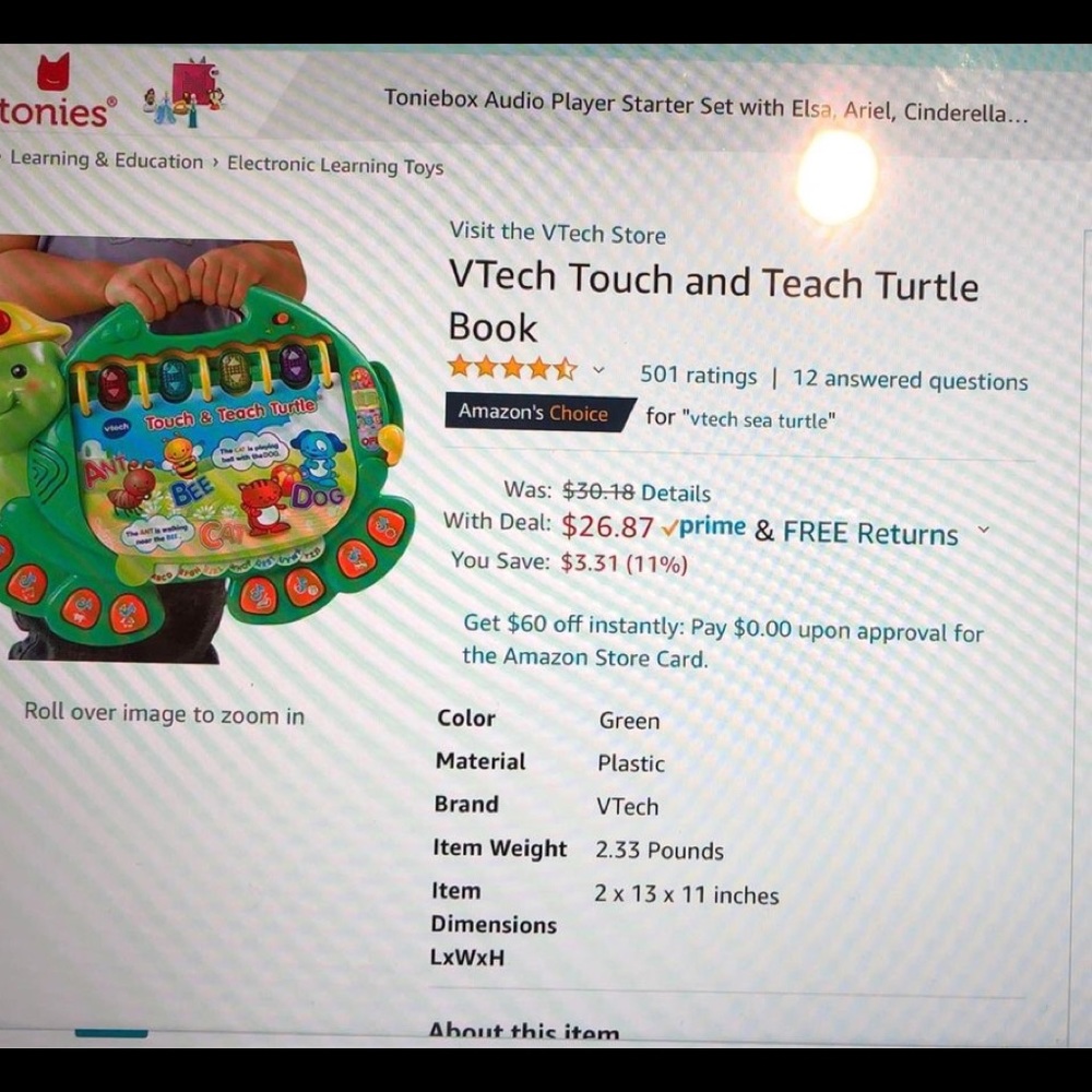VTech Touch & Teach Educational Toy - Picture 9 of 9